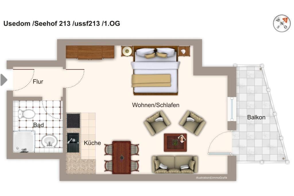 Seehof Seehof 213 Heringsdorf  Kültér fotó
